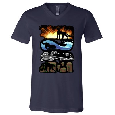 Four Elements V-Neck T-Shirt