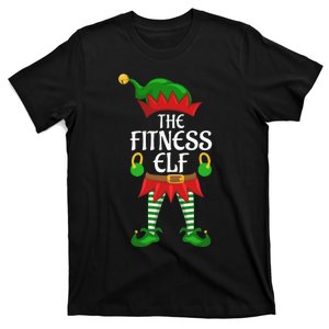 Fitness Elf Family Matching Group Christmas Party T-Shirt