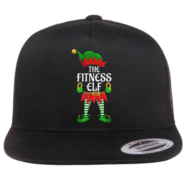 Fitness Elf Family Matching Group Christmas Party Flatbill Hat