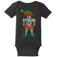 Fitness Elf Family Matching Group Christmas Party Baby Bodysuit