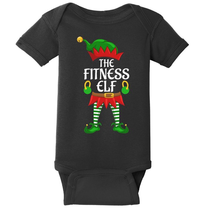 Fitness Elf Family Matching Group Christmas Party Baby Bodysuit