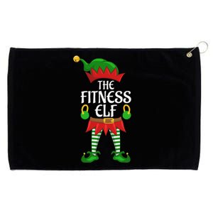 Fitness Elf Family Matching Group Christmas Party Grommeted Golf Towel