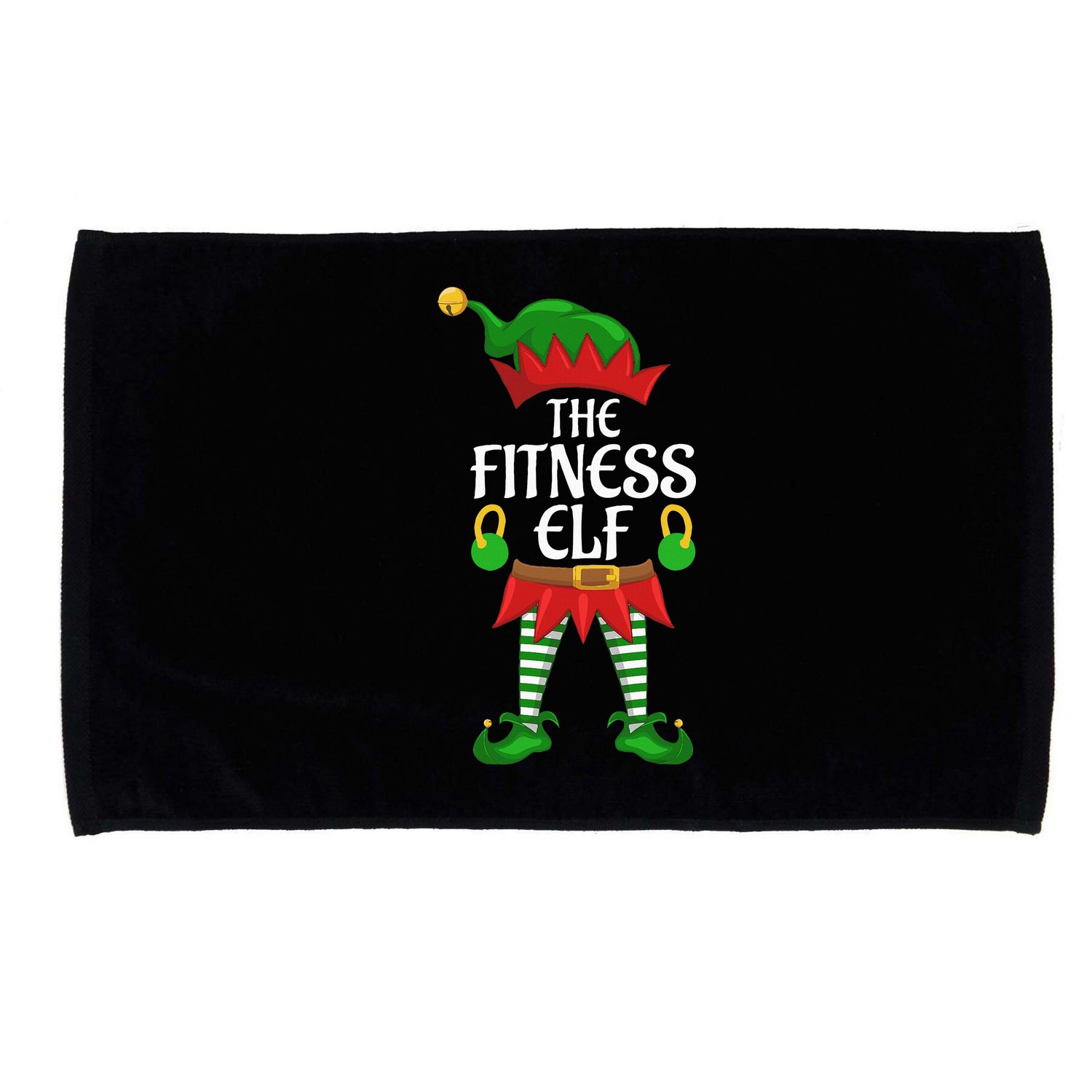 Fitness Elf Family Matching Group Christmas Party Microfiber Hand Towel