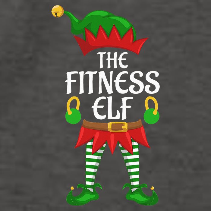 Fitness Elf Family Matching Group Christmas Party Vector Backpack