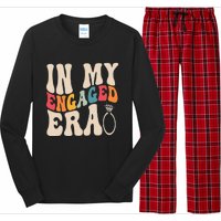 Funny Engagement Fiance In My Engaged Era Bachelorette Party Long Sleeve Pajama Set