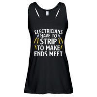 Funny Electrician For Wo Electrician Electrical Ladies Essential Flowy Tank