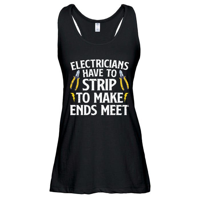 Funny Electrician For Wo Electrician Electrical Ladies Essential Flowy Tank