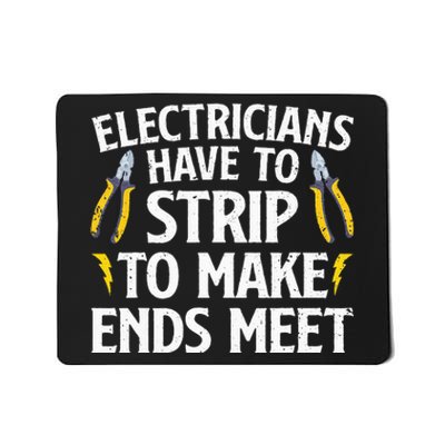 Funny Electrician For Wo Electrician Electrical Mousepad