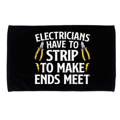 Funny Electrician For Wo Electrician Electrical Microfiber Hand Towel