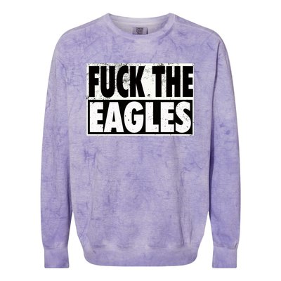 Fuck Eagles Colorblast Crewneck Sweatshirt