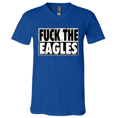 Fuck Eagles V-Neck T-Shirt