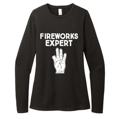 Fireworks Expert Womens CVC Long Sleeve Shirt