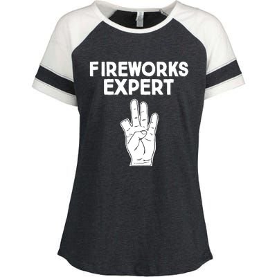 Fireworks Expert Enza Ladies Jersey Colorblock Tee