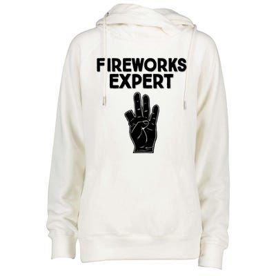 Fireworks Expert Womens Funnel Neck Pullover Hood