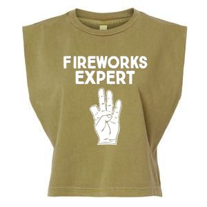 Fireworks Expert Garment-Dyed Women's Muscle Tee