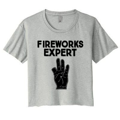 Fireworks Expert Women's Crop Top Tee