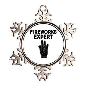 Fireworks Expert Metallic Star Ornament