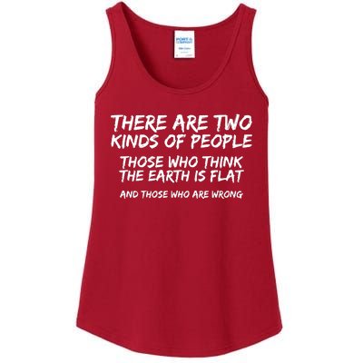 Flat Earth Flat Earth Society Ladies Essential Tank