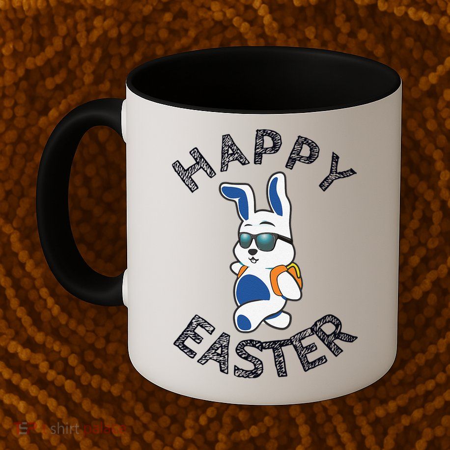 Funny Easter Gifts Top Bunny Happy Mug
