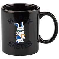 Funny Easter Gifts Top Bunny Happy 11oz C Handle Ceramic Mug