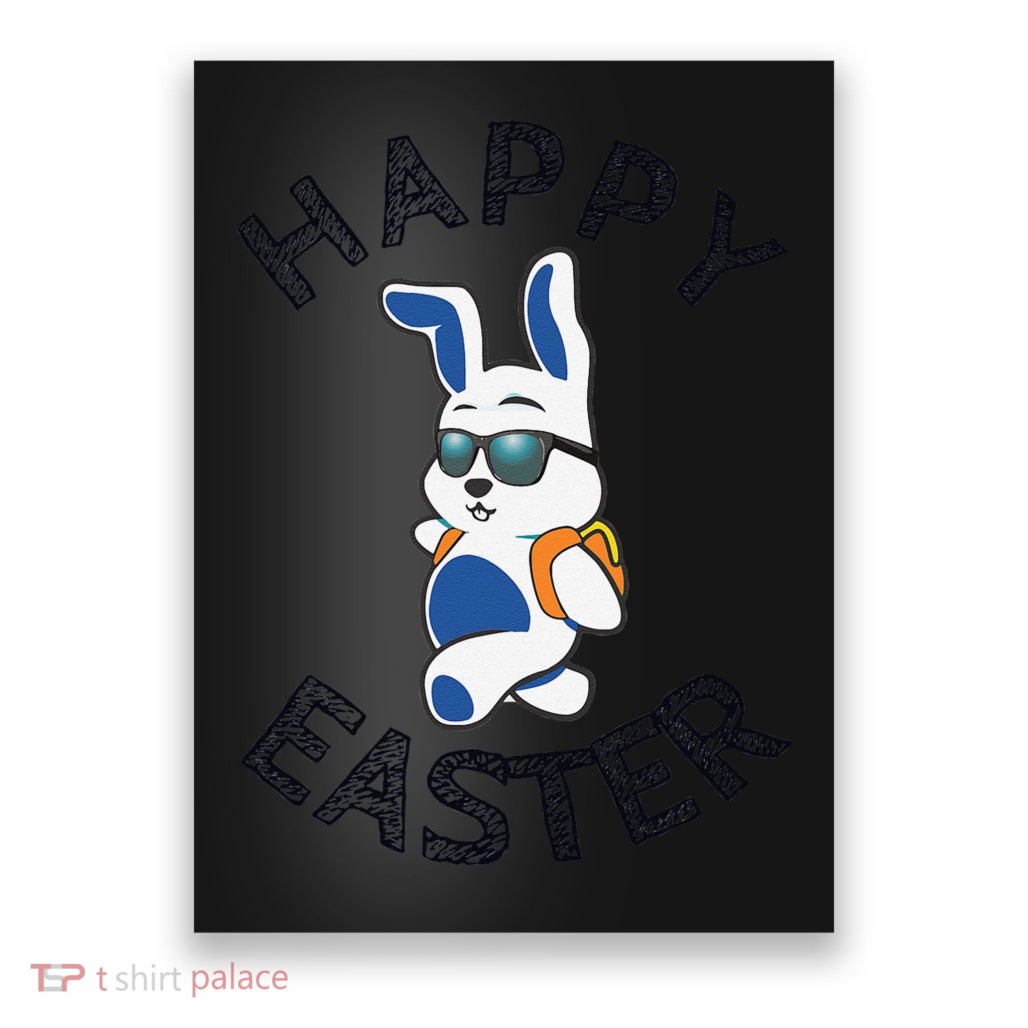 Funny Easter Gifts Top Bunny Happy Poster