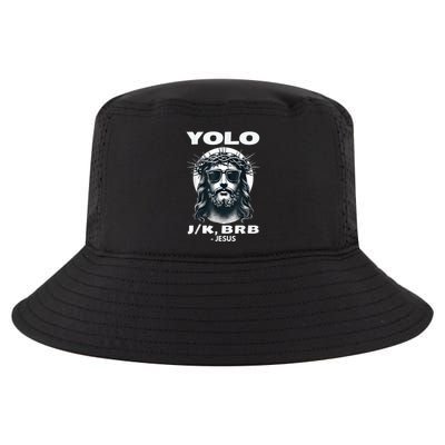 Funny Easter Gifts Christian Resurrection Yolo Jk Brb Jesus Cool Comfort Performance Bucket Hat