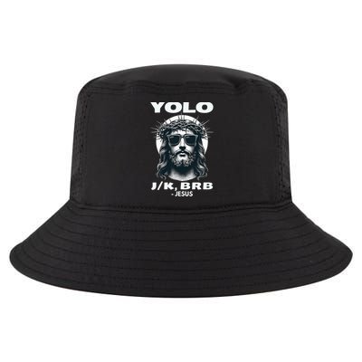 Funny Easter Gifts Christian Resurrection Yolo Jk Brb Jesus Cool Comfort Performance Bucket Hat