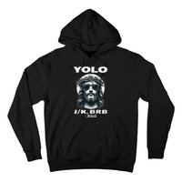 Funny Easter Gifts Christian Resurrection Yolo Jk Brb Jesus Hoodie