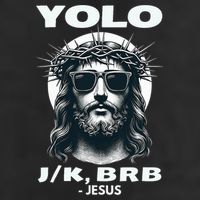 Funny Easter Gifts Christian Resurrection Yolo Jk Brb Jesus 11oz C Handle Ceramic Mug