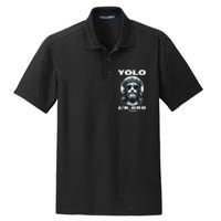 Funny Easter Gifts Christian Resurrection Yolo Jk Brb Jesus Dry Zone Grid Polo