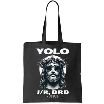 Funny Easter Gifts Christian Resurrection Yolo Jk Brb Jesus Bag