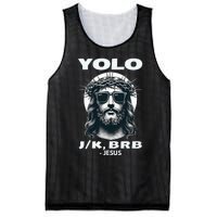 Funny Easter Gifts Christian Resurrection Yolo Jk Brb Jesus Mesh Reversible Basketball Jersey Tank