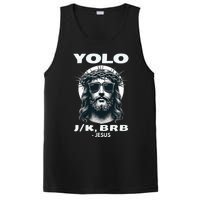 Funny Easter Gifts Christian Resurrection Yolo Jk Brb Jesus PosiCharge Competitor Tank