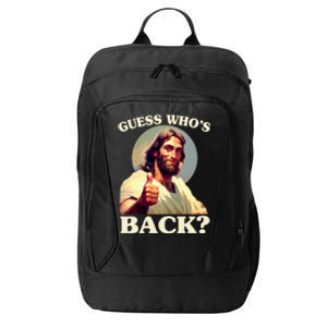 Funny Easter Guess Whos Back Jesus City Backpack