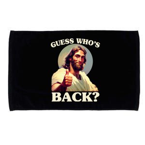 Funny Easter Guess Whos Back Jesus Microfiber Hand Towel