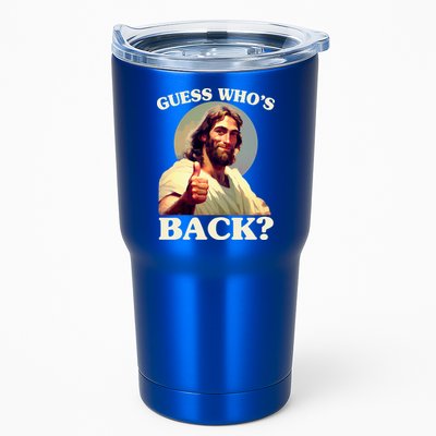Funny Easter Guess Whos Back Jesus Tumbler