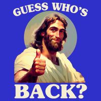 Funny Easter Guess Whos Back Jesus Tie-Dye T-Shirt