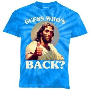 Funny Easter Guess Whos Back Jesus Kids Tie-Dye T-Shirt