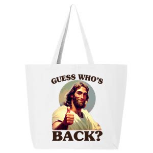 Funny Easter Guess Whos Back Jesus 25L Jumbo Tote