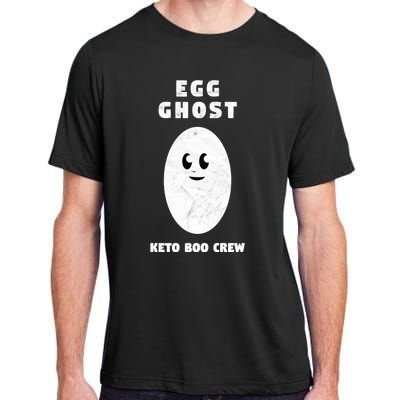 Funny Egg Ghost Of The Keto Boo Crew Squad Gift Adult ChromaSoft Performance T-Shirt