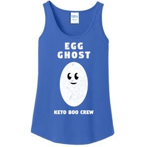 Funny Egg Ghost Of The Keto Boo Crew Squad Gift Ladies Essential Tank