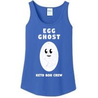 Funny Egg Ghost Of The Keto Boo Crew Squad Gift Ladies Essential Tank