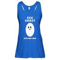 Funny Egg Ghost Of The Keto Boo Crew Squad Gift Ladies Essential Flowy Tank