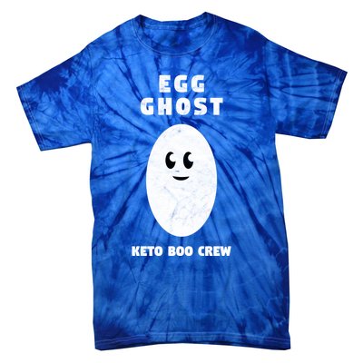 Funny Egg Ghost Of The Keto Boo Crew Squad Gift Tie-Dye T-Shirt