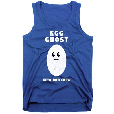 Funny Egg Ghost Of The Keto Boo Crew Squad Gift Tank Top