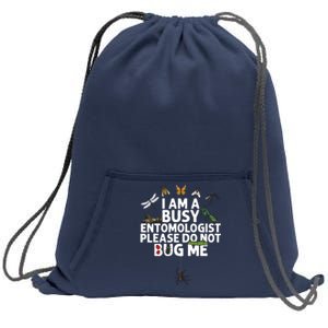 Funny Entomology Gift For Men Women Bug Lovers Sweatshirt Cinch Pack Bag