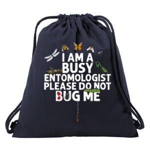 Funny Entomology Gift For Men Women Bug Lovers Drawstring Bag