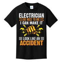 Funny Electrician Gift Cool Electrical Lineman Gag Quote Kids T-Shirt