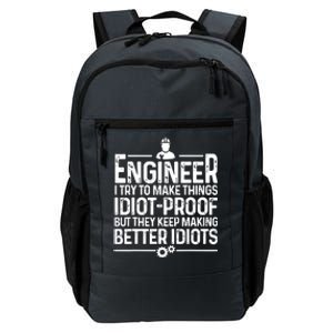 Funny Engineer Gift For Men Women Cool Engineering Mechanic Daily Commute Backpack