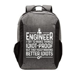 Funny Engineer Gift For Men Women Cool Engineering Mechanic Vector Backpack